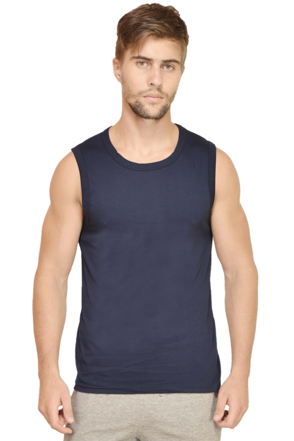 Men Round Neck Sleeveless - Image 3