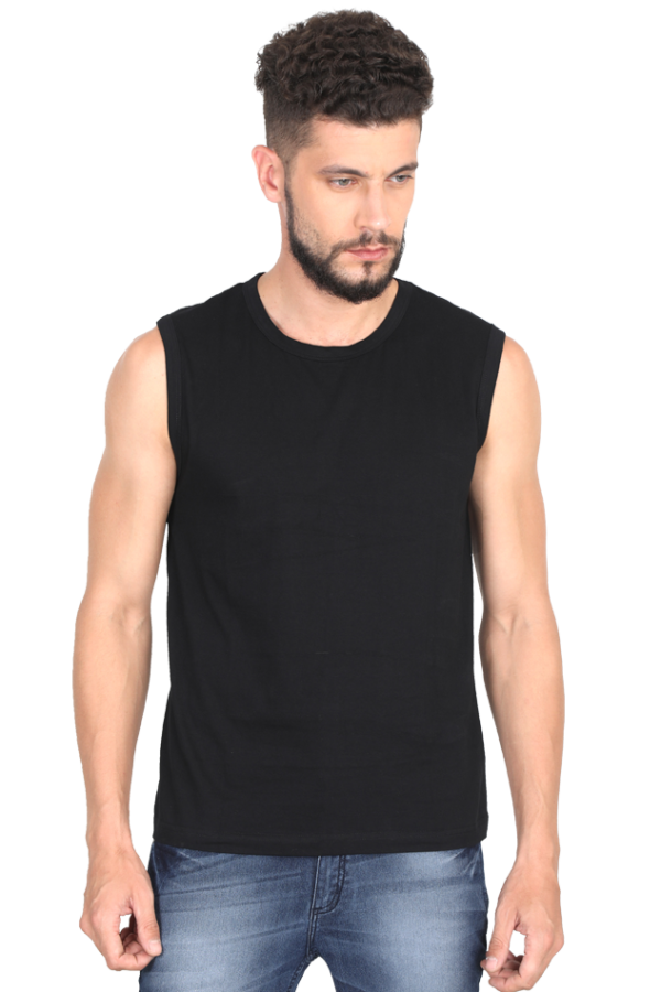 Men Round Neck Sleeveless - Image 4
