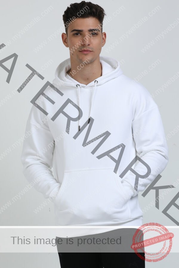 Men Oversized Hooded Sweatshirt - Image 7