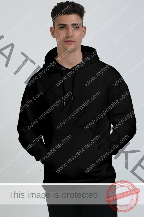 Men Oversized Hooded Sweatshirt - Image 6