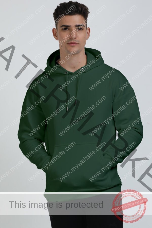 Men Oversized Hooded Sweatshirt - Image 4