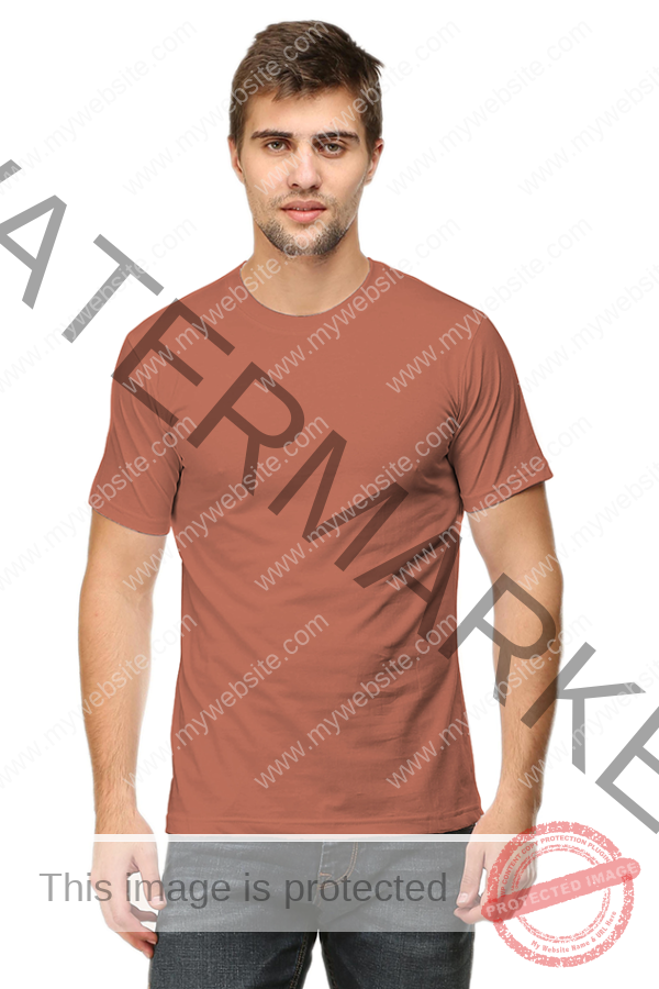 Men Round Neck Half Sleeve Classic